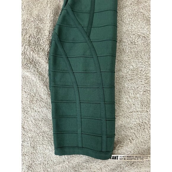House of CB Jenna Bandage Bodycon Mini Dress Green Size S New - Picture 9 of 12